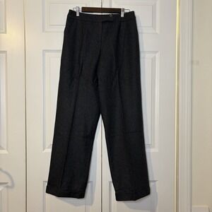 Harvé Benard by Benard Holtzman Women's Wool Blend Dark Gray Dress Pants Size 10